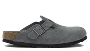 Birkenstock Boston Soft Footbed Suede Dark Grey