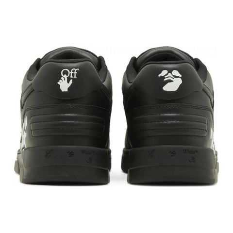OFF-WHITE Out Of Office OOO For Walking Low Tops – Black White