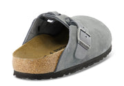 Birkenstock Boston Soft Footbed Suede Dark Grey