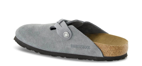 Birkenstock Boston Soft Footbed Suede Dark Grey