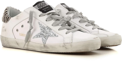 Sale! Golden Goose White Pony Superstar Women Sneaker