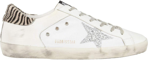 Sale! Golden Goose White Pony Superstar Women Sneaker