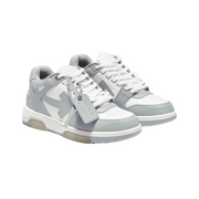 OFF-WHITE Out Of Office Calf Leather – White Grey