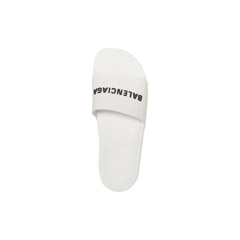 Sale! Balenciaga Pool Slide Slipper White