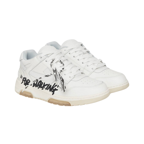 Sale! OFF-WHITE Out Of Office low Tops for Walking for – White Black