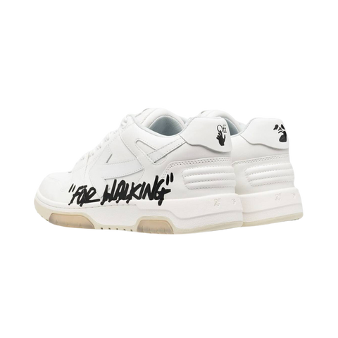 OFF-WHITE Out Of Office OOO low Tops for Walking for – White Black
