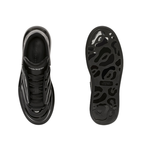 Sale! Alexander Mcqueen Oversized – Black Lux Gloss