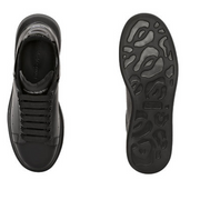 Alexander Mcqueen Oversized – Black Gloss Heel