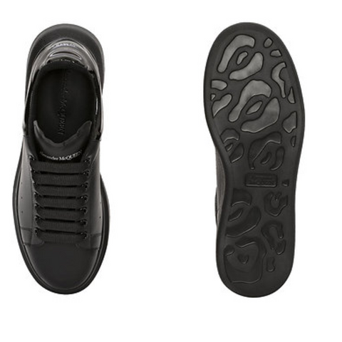 Alexander Mcqueen Oversized – Black Gloss Heel