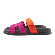 Hermes Chypre Sandal Rose Chapas / Orange Synthétique