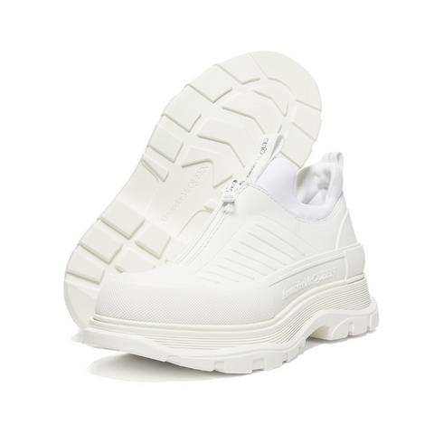 Alexander McQueen Tread Slick Zip Up – White