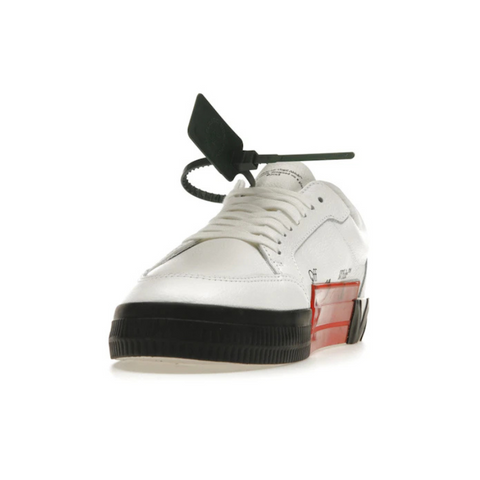 OFF-WHITE Vulc low leather – White Black SS22