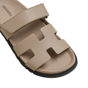 Hermes Chypre Sandal – Beige Mastic Calfskin Leather