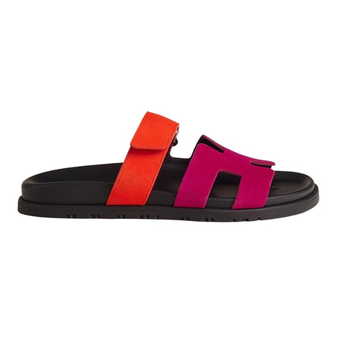 Hermes Chypre Sandal Rose Chapas / Orange Synthétique