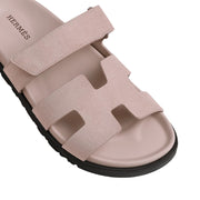 Hermes Chypre Sandal – Pink Suede