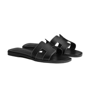 Hermes Oran sandals black