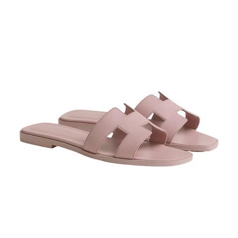 Hermes Oran sandals pink